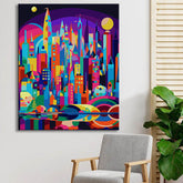 Abstract Urbanity - Painting by Numbers